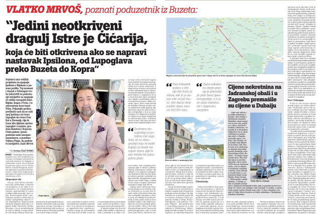 JEDINI NEOTKRIVENI DRAGULJ ISTRE JE &Cacute;I&Cacute;ARIJA