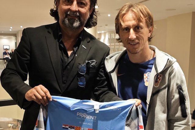 MEETING WITH FOOTBALL GIANT, LUKA MODRIĆ