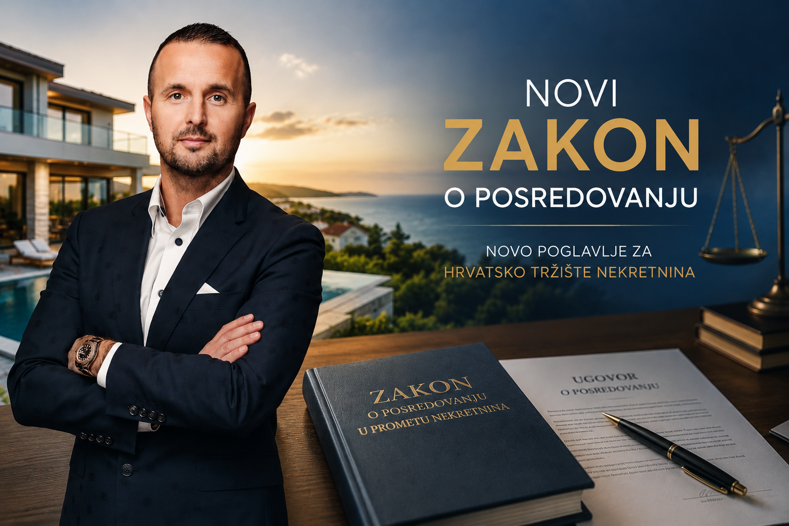 Novi Zakon o posredovanju u prometu nekretnina donosi pozitivne promjene za tr&zcaron;i&scaron;te &ndash; korak prema transparentnijem i profesionalnijem poslovanju