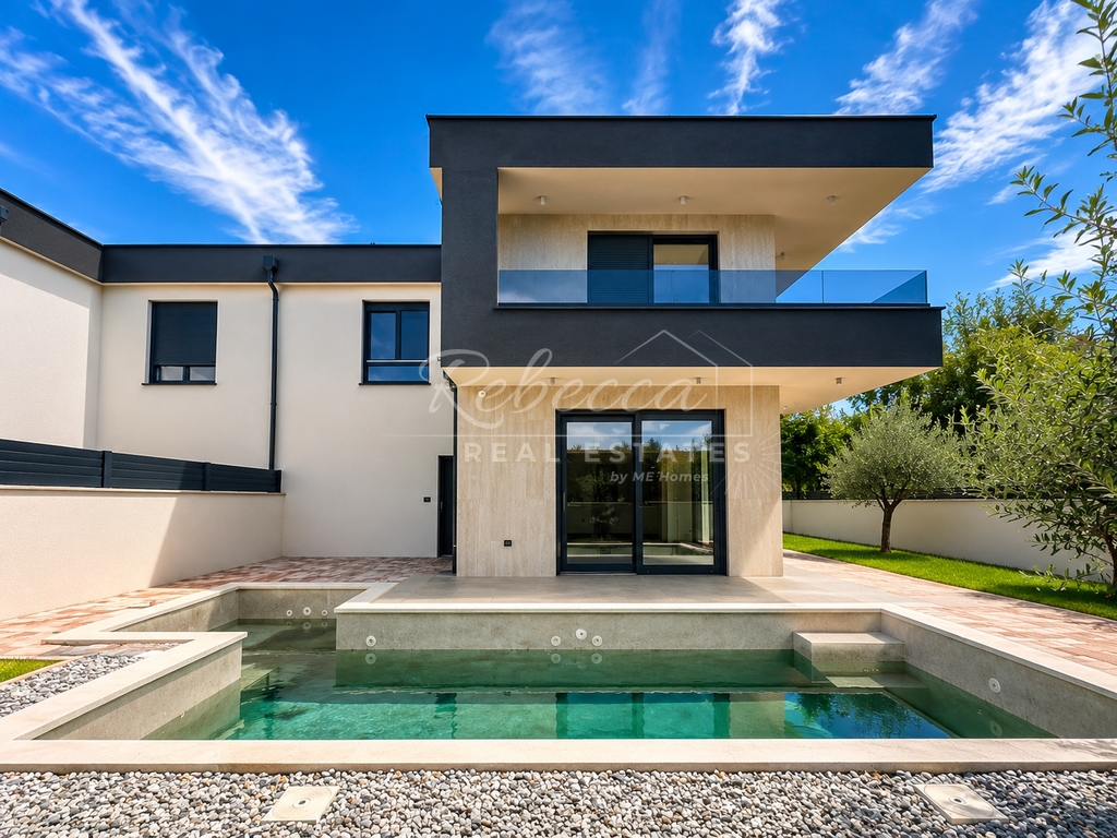 Moderne freistehende Haus mit Pool und Smart-Home-System in Medulin, Istrien – nur 1 km vom Meer entfernt