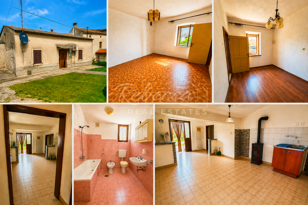Samostojna hiša. 73 m2, 240 m2 dvorišča, Marčana
