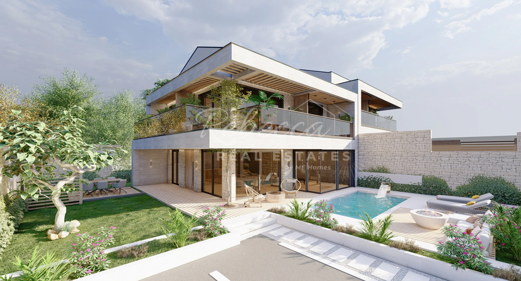 Exklusive Luxusvilla 193 m² mit Swimmingpool in einer modernen Ferienanlage in Meeresnähe, Istrien