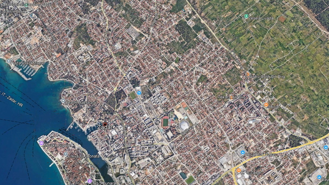 ZADAR - IZNAD ZAOBILAZNICE, 1474M2, MR ZONA