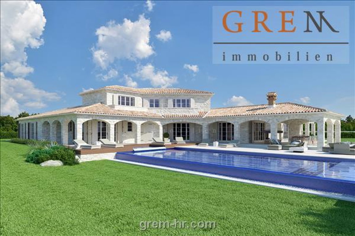 Građevinsko i poljoprivredno zemljište 9000m2 sa građevinskom dozvolom, Poreč 14 km