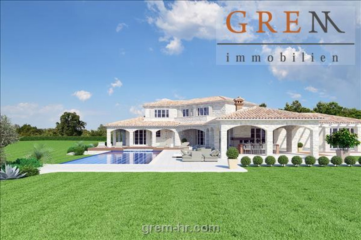 Građevinsko i poljoprivredno zemljište 9000m2 sa građevinskom dozvolom, Poreč 14 km
