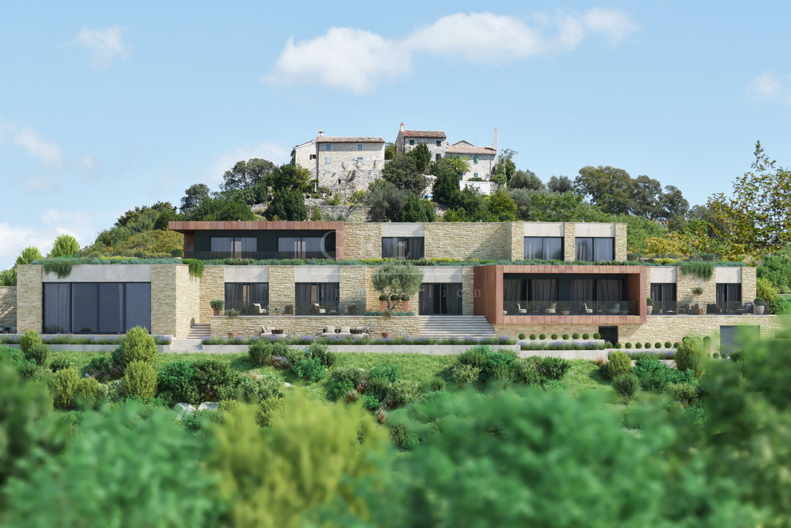 Jedinstveno na tržištu, projekt sa građevinskom za vilu sa pogledom na more od 1100 m2 sa