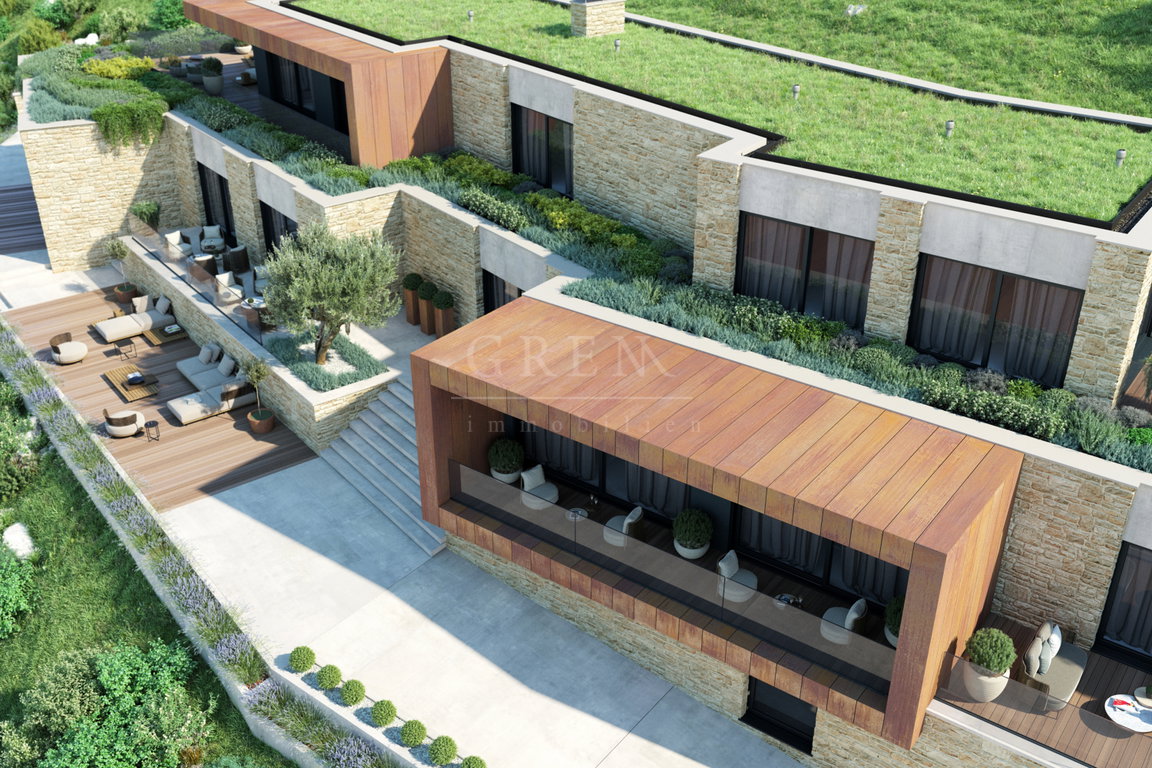 Jedinstveno na tržištu, projekt sa građevinskom za vilu sa pogledom na more od 1100 m2 sa