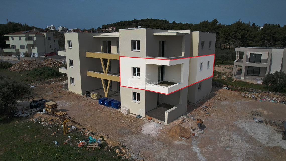 Vodice - Stan S6, I. kat, 79m2, pogled na more