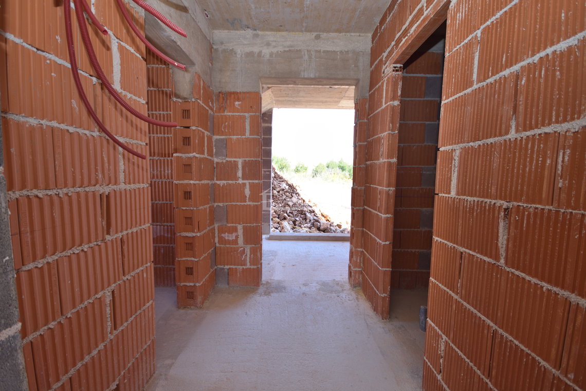 stan S1 Vodice novogradnja prizemlje s vrtom pogled more