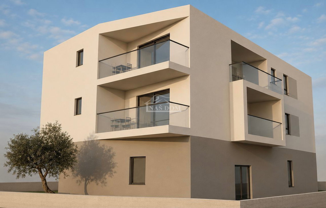 Vodice - Stanovi u novogradnji, super lokacija, 900m od plaže