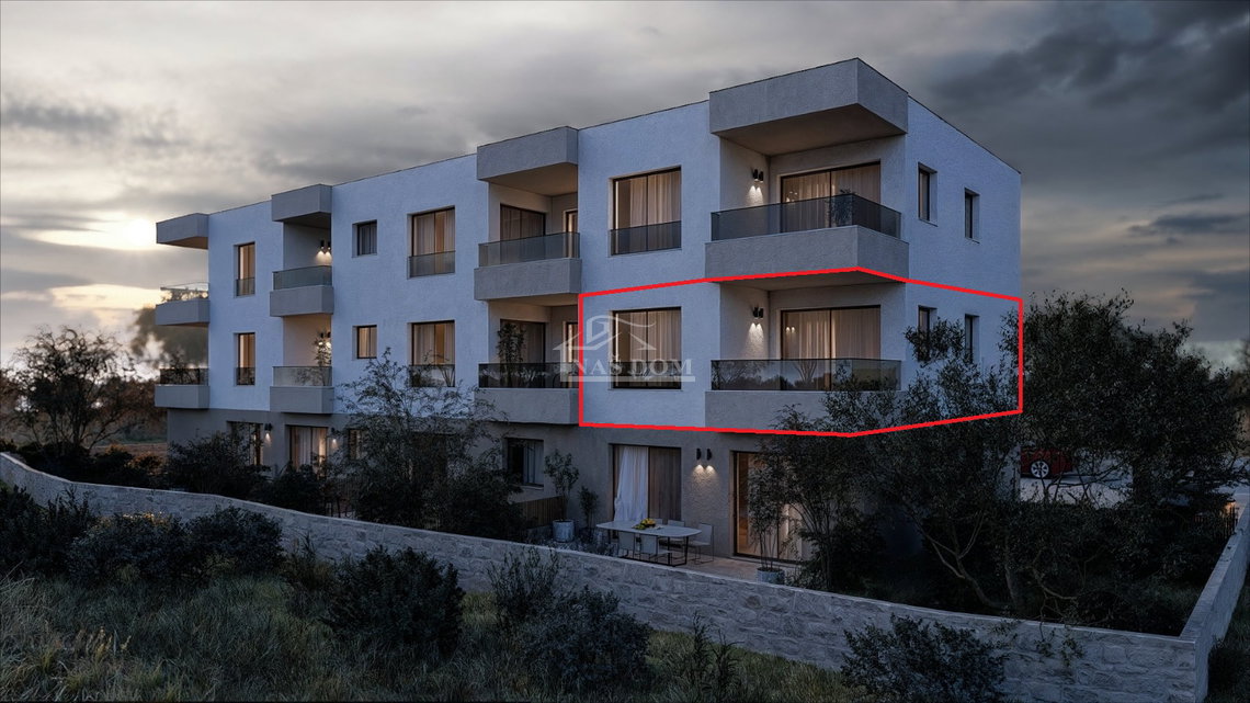 Vodice - Stan S6 na prvom katu, NOVOGRADNJA